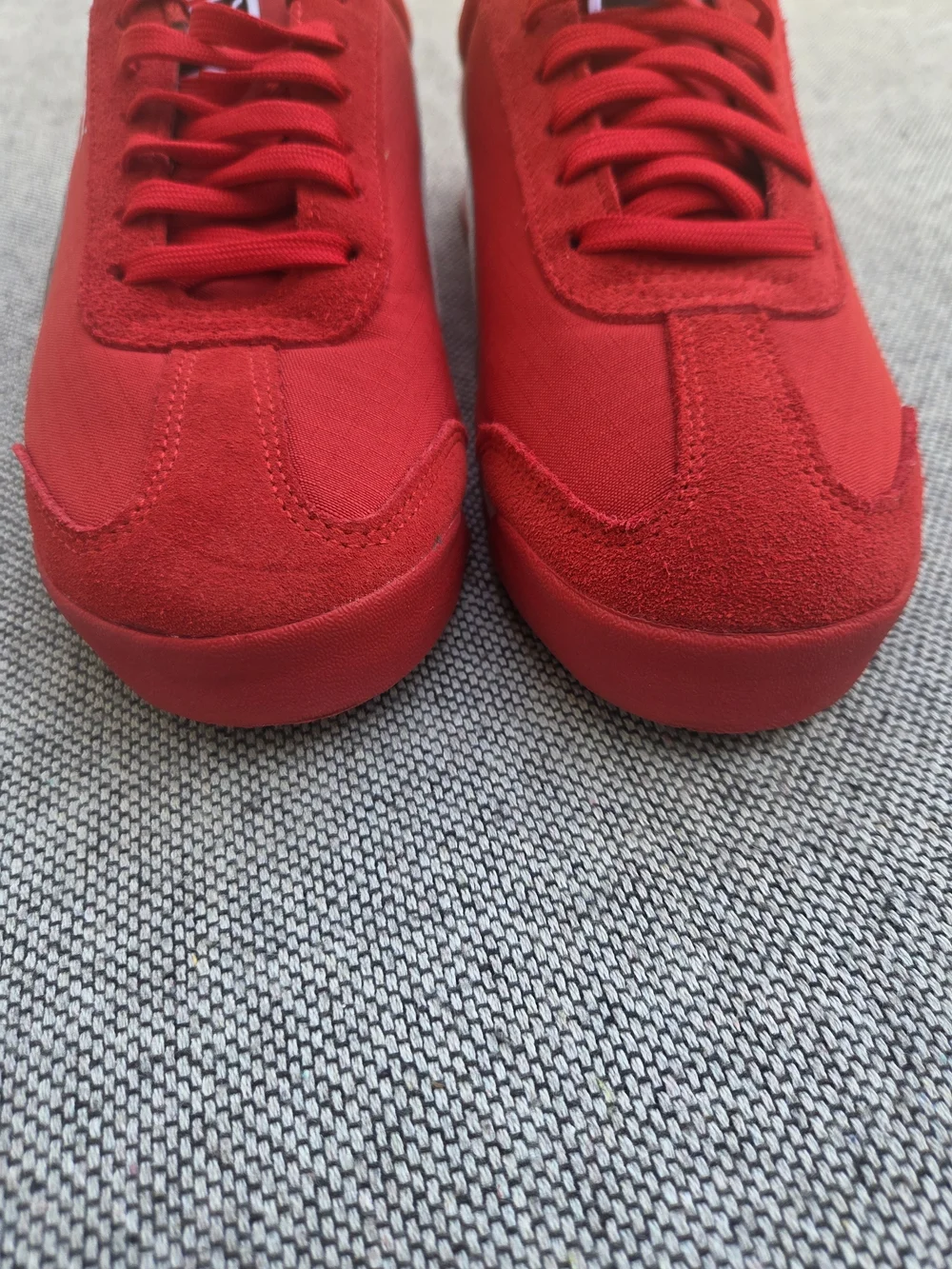 PUMA Roma Red White Suede Nylon Sneakers Men’s Size 10